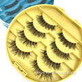 Factory Direct Supply 4 pairs fluffy Eyelashes sets Wholesale Cheap false Eyelashes Mink Natural Looking 3D Mink Eyelashes